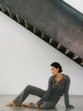 Calma Pant - Dark Grey Melange