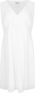 Jolie Cotton Mini Dress - Vit