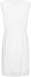 Jolie Cotton Mini Dress - Vit
