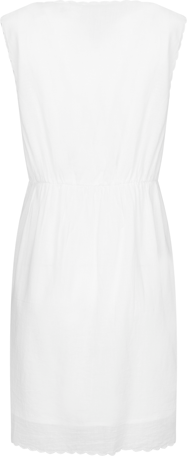 Jolie Cotton Mini Dress - Vit