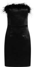 Little Black Feather Dress - Svart