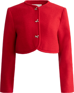 Settle Tweed Jacket - Red