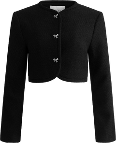 Settle Tweed Jacket - Black