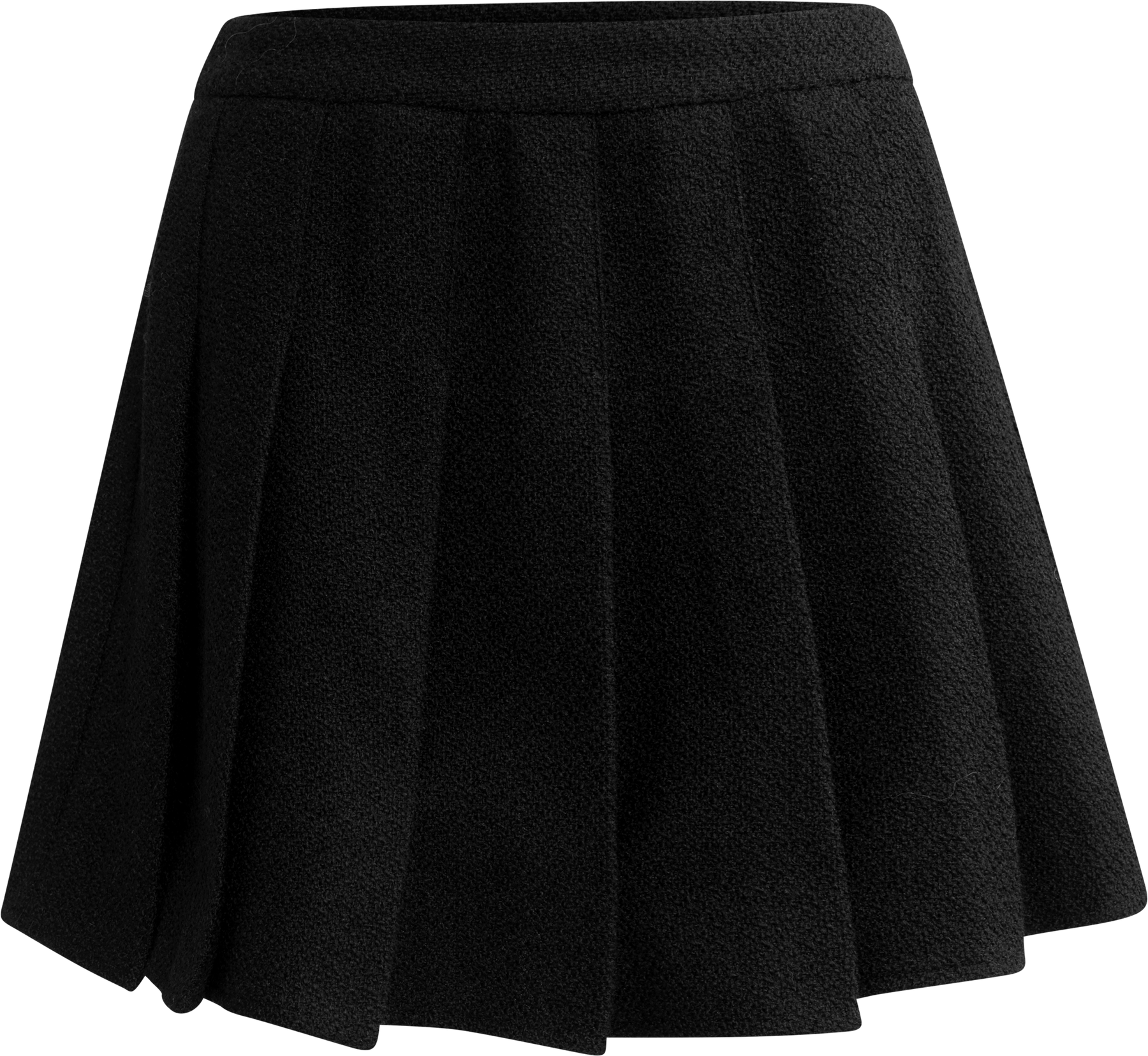 Tiny Tweed Boucle Skirt - Black