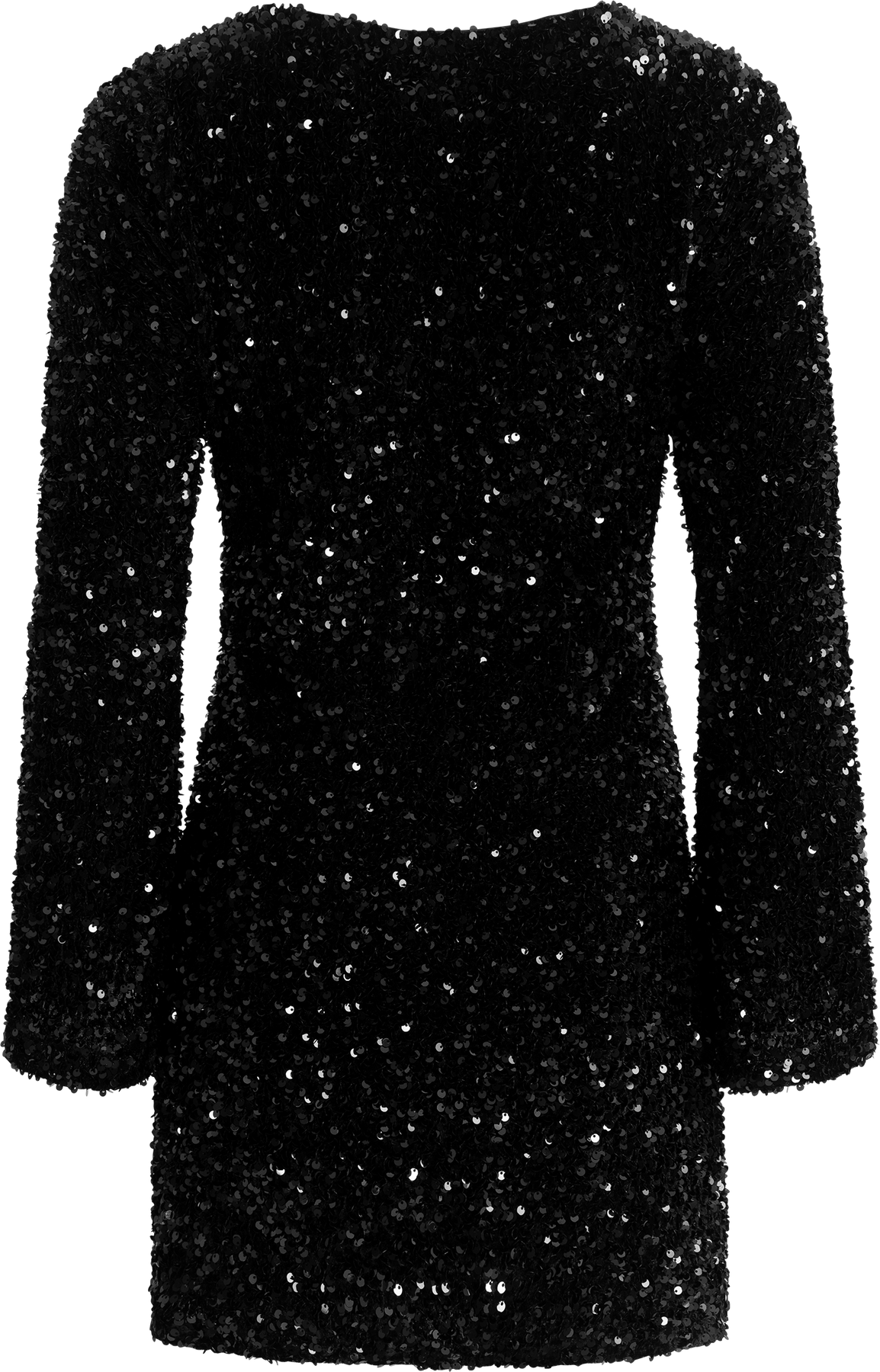 Sassy Sequins Mini Dress - Svart