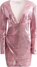 Boujee Bling Mini Dress - Rosa