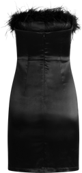 Little Black Feather Dress - Svart