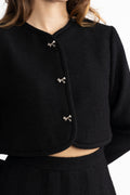 Settle Tweed Jacket - Svart