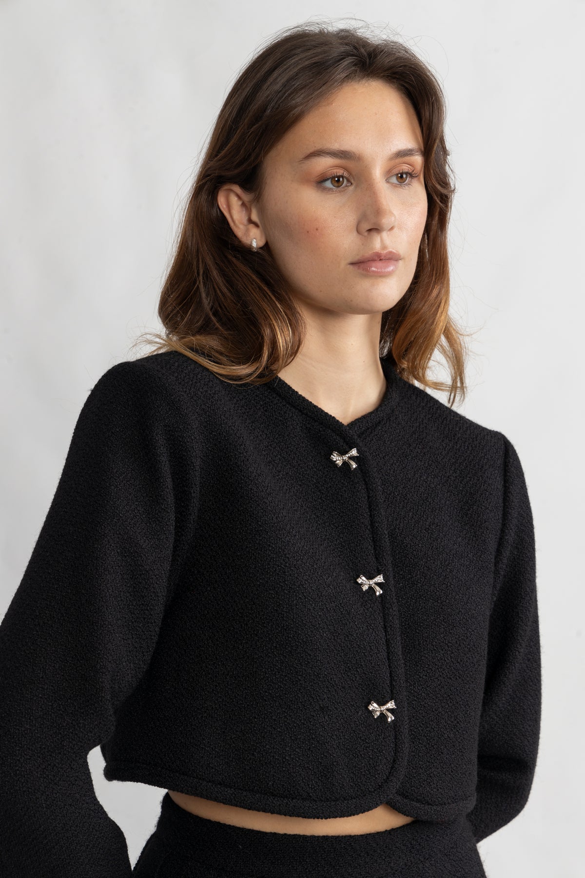 Settle Tweed Jacket - Svart