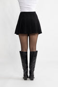 Tiny Tweed Boucle Skirt - Black