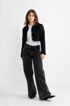 Settle Tweed Jacket - Black