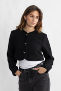 Settle Tweed Jacket - Svart
