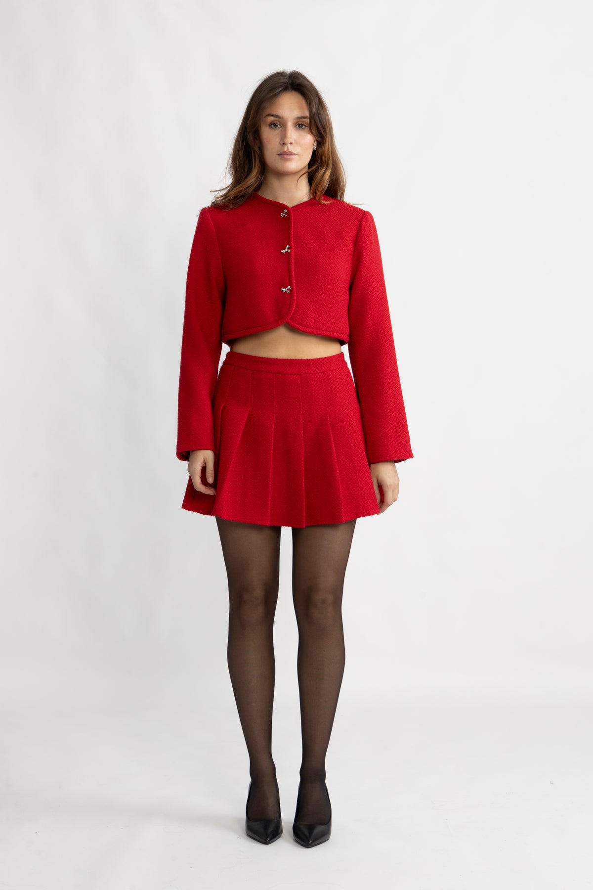Settle Tweed Jacket - Röd