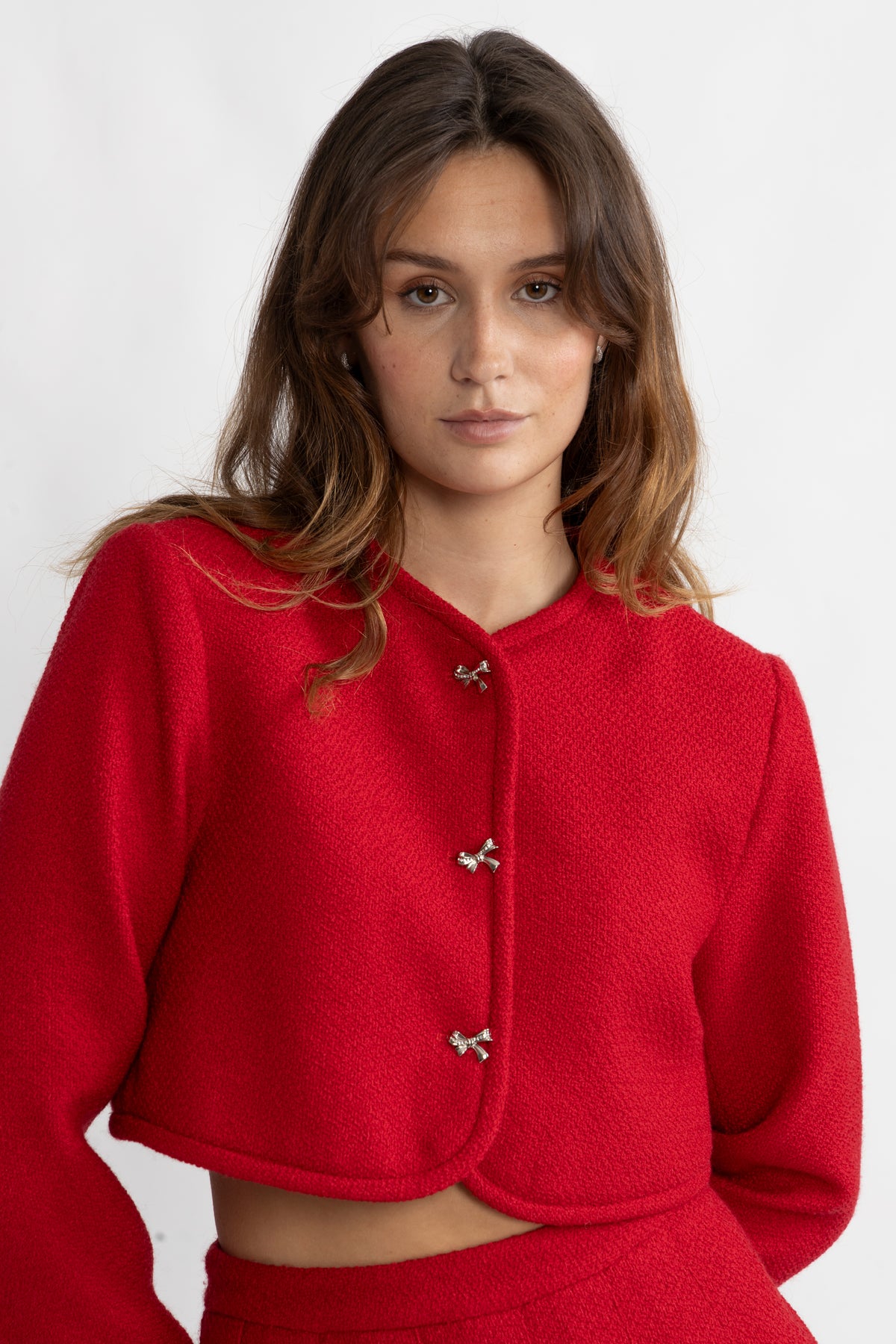 Settle Tweed Jacket - Röd