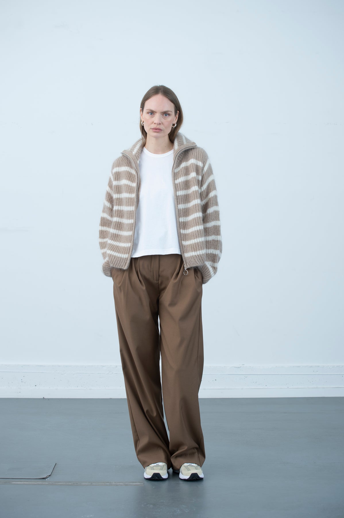 Jones Stripe - Beige Combo
