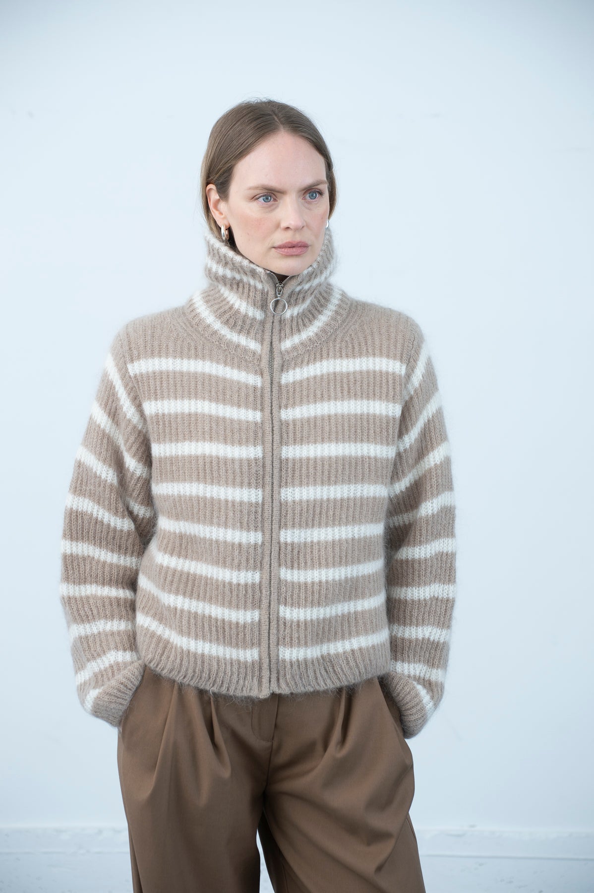 Jones Stripe - Beige Combo