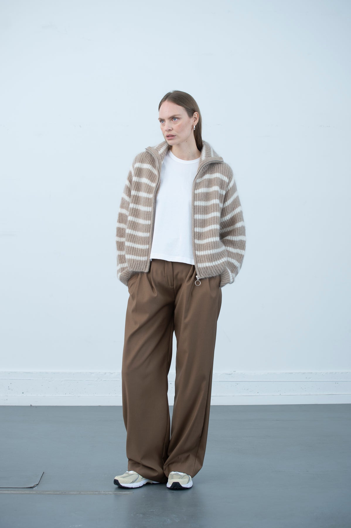 Jones Stripe - Beige Combo
