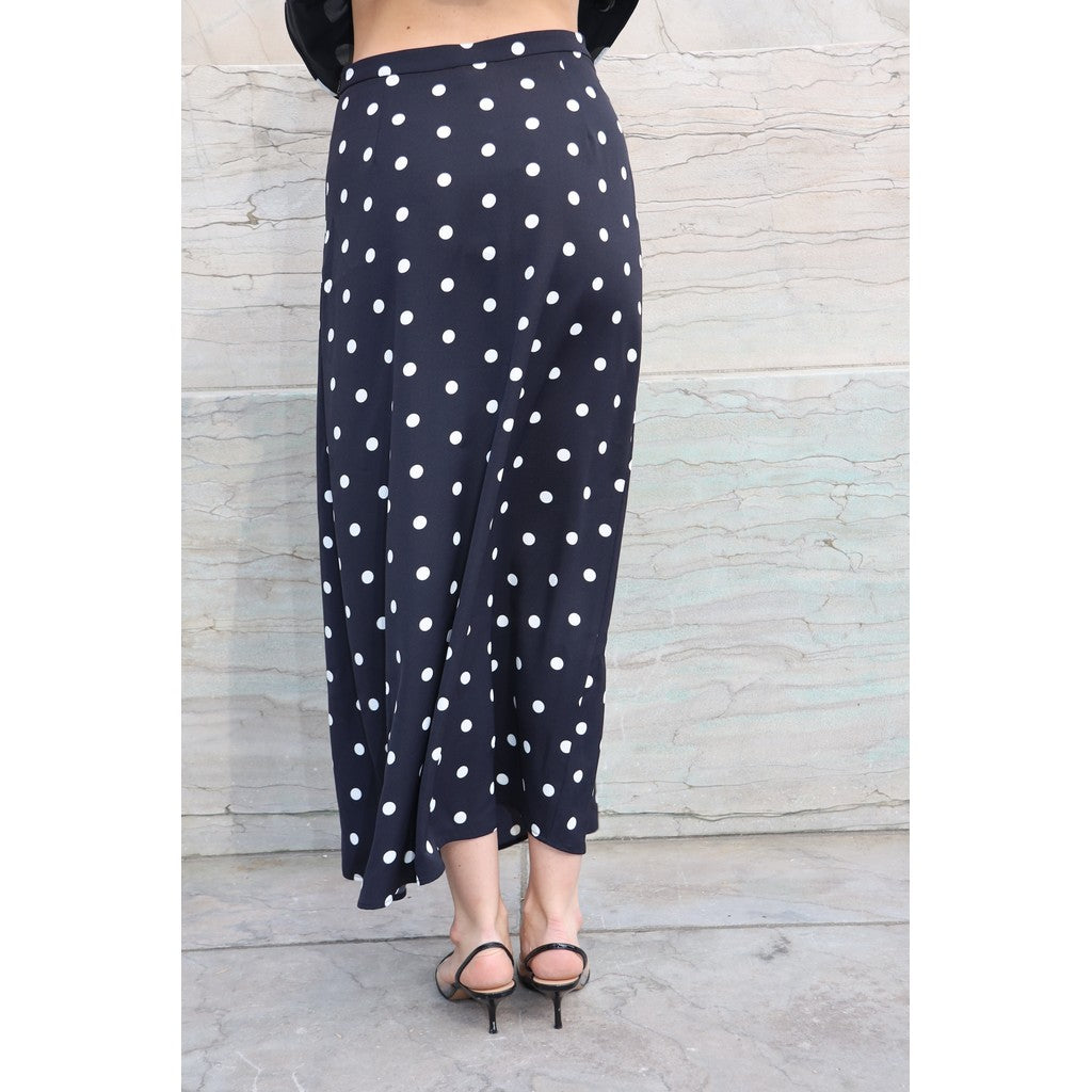 Josellecras Kjol - Black Polka