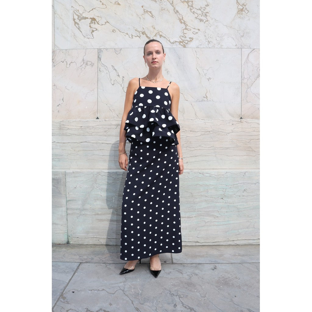 Josellecras Top - Black Polka Grande