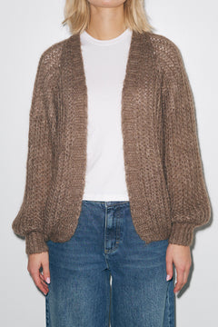 Joseph Cardigan Solid - Brown