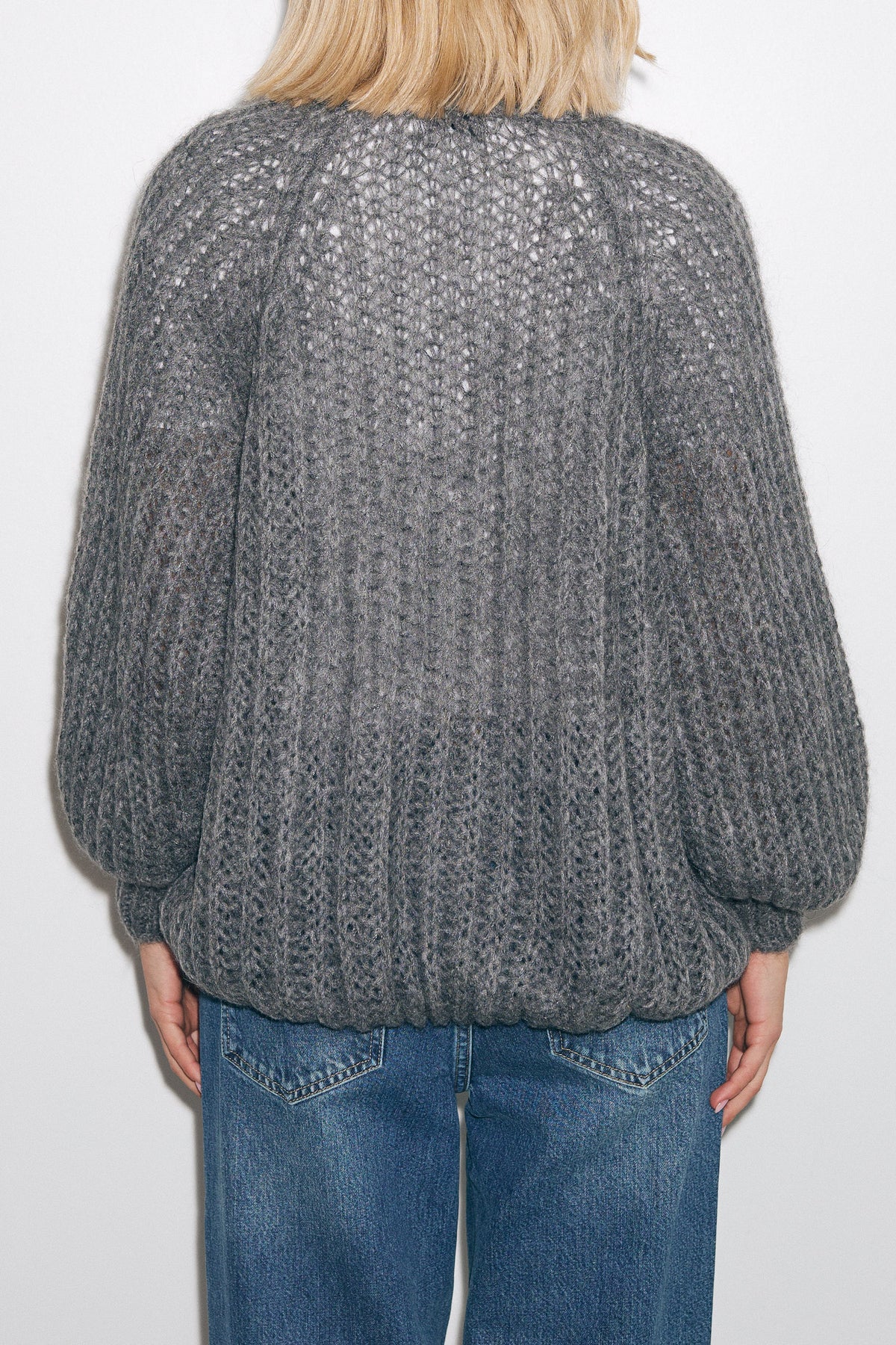 Joseph Knit Cardigan - Dark Grey Melange