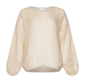 Noella Joseph Stickad tröja - Vit