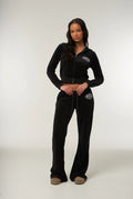 Heritage Dog Crest Robyn Hoodie - Black