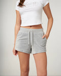 Eve Short With Pocket - Silver Marl