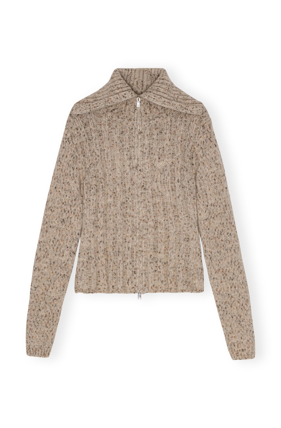 Alpaca Cotton Mix Highneck - Safari