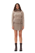 Alpaca Cotton Mix Highneck - Safari