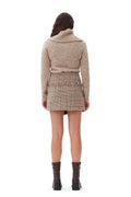 Alpaca Cotton Mix Highneck - Safari