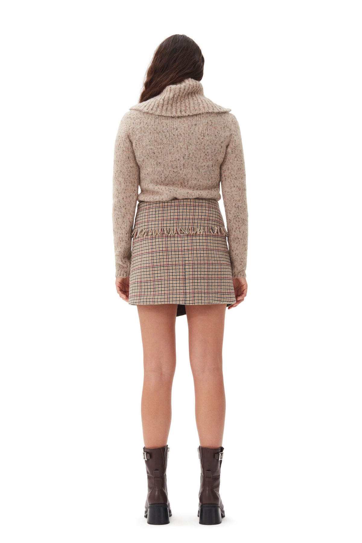 Alpaca Cotton Mix Highneck - Safari