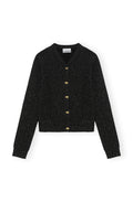 Sparkle Doubleface Cardigan - Black