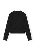 Sparkle Doubleface Cardigan - Black