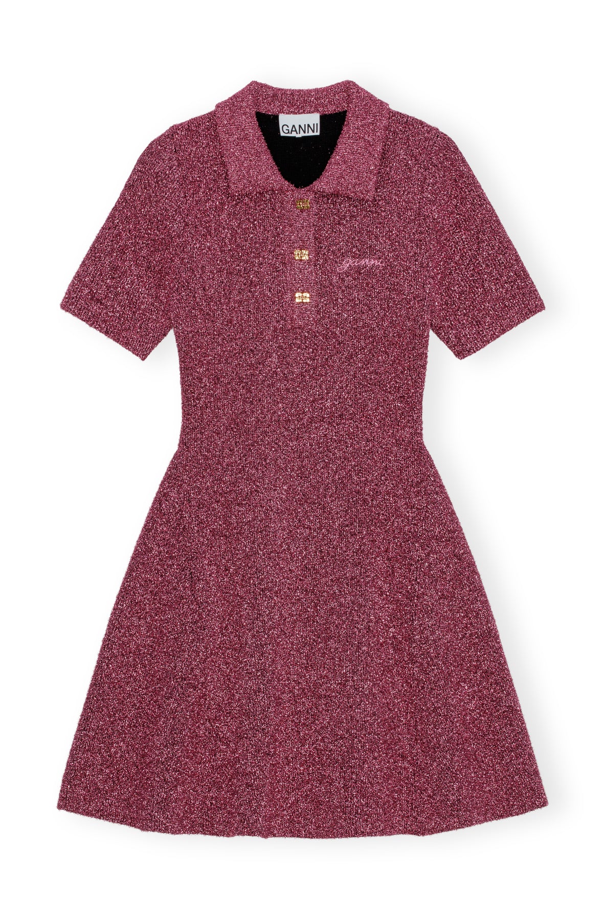 Sparkle Doubleface Mini Dress - Corsage
