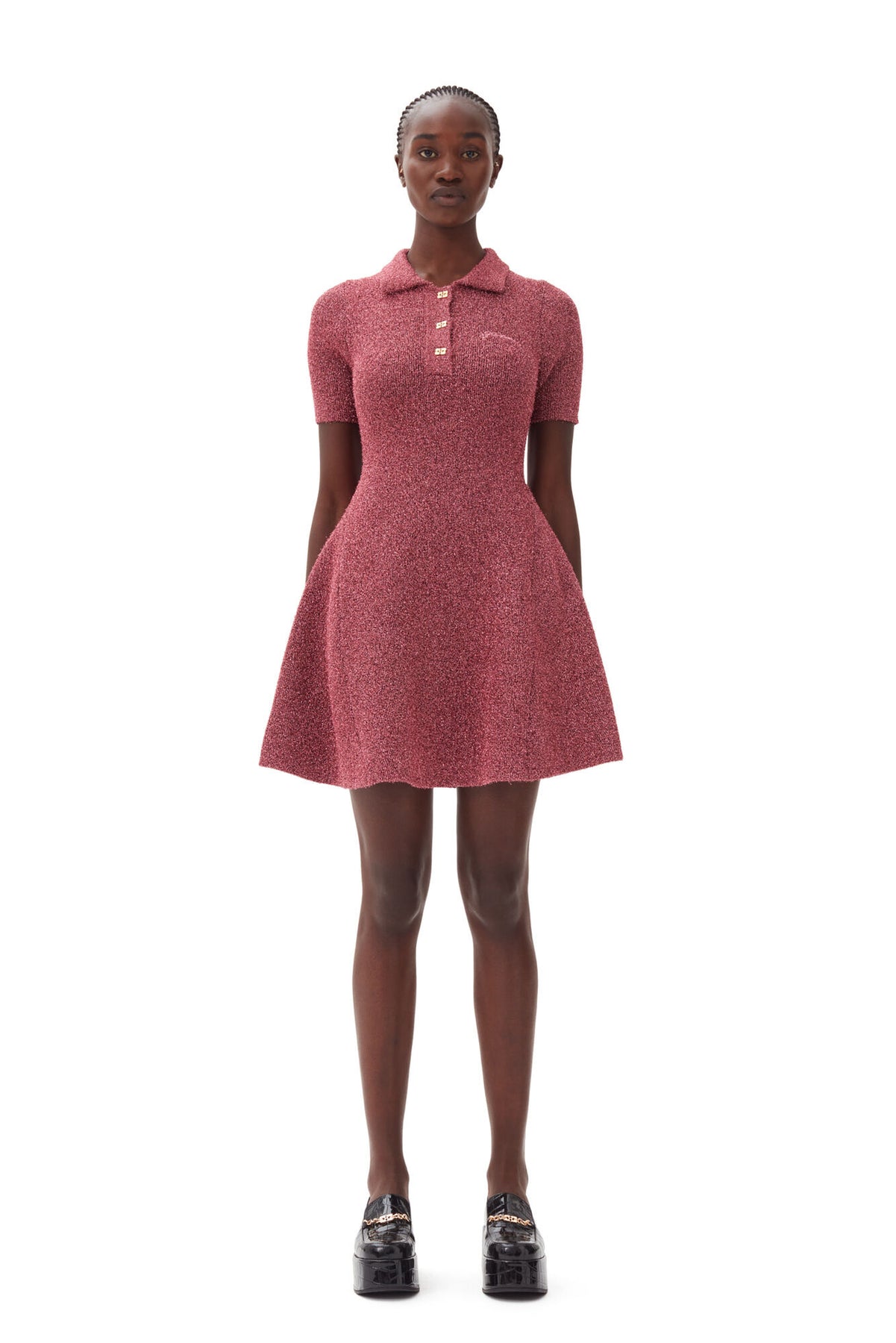 Sparkle Doubleface Mini Dress - Corsage