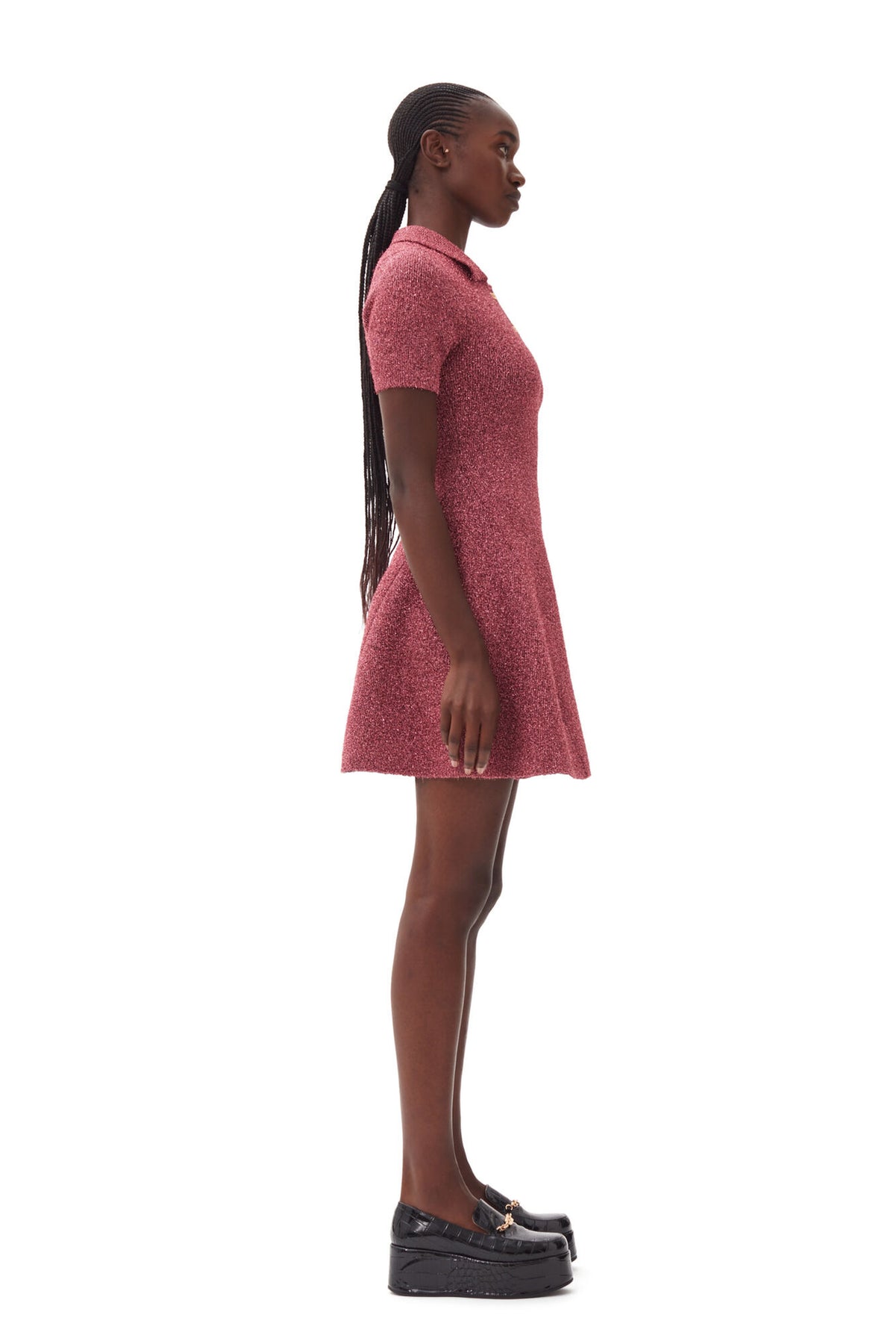 Sparkle Doubleface Mini Dress - Corsage