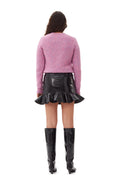 Alpaca Cotton Mix O-Neck - Rose Violet