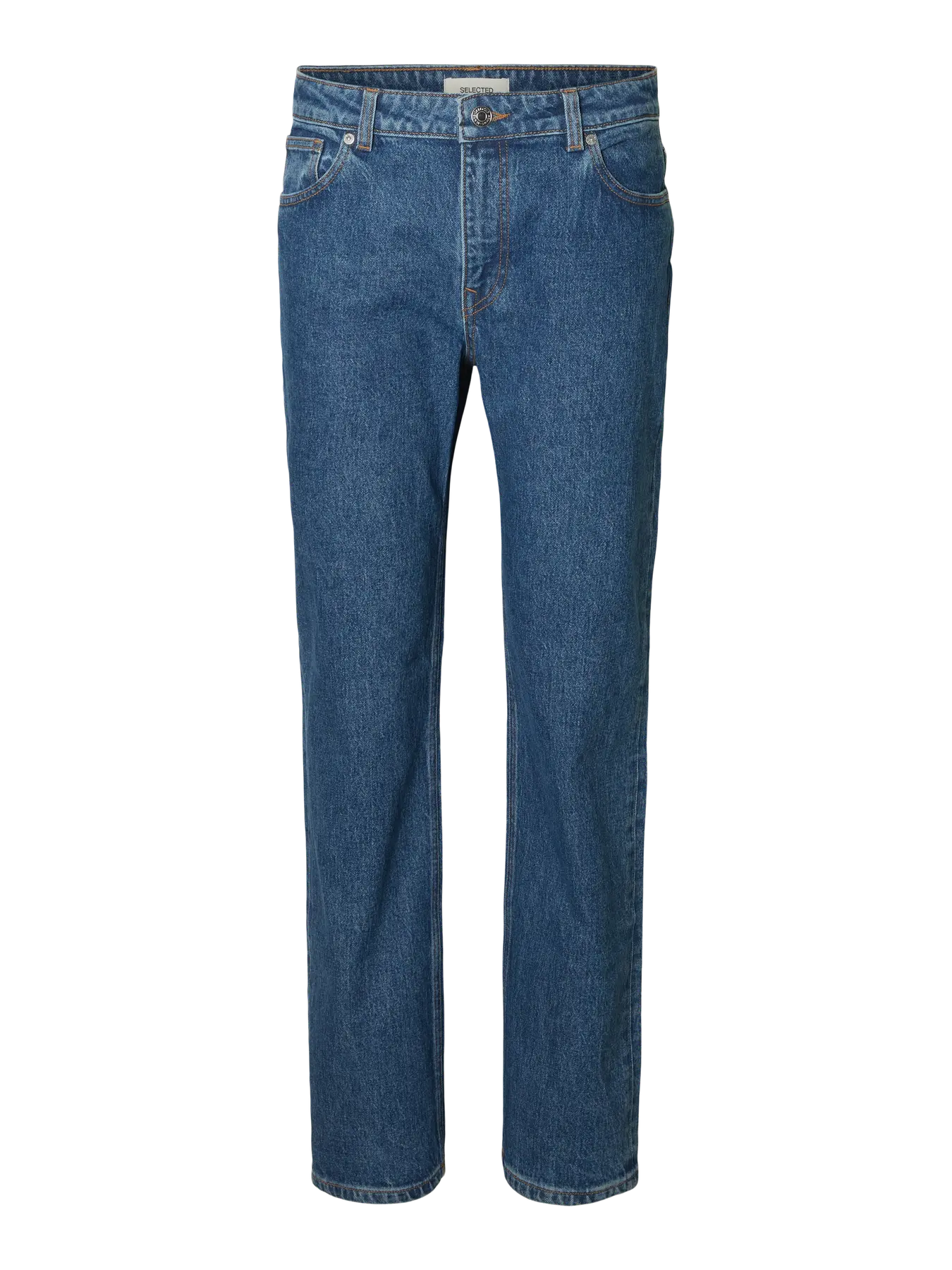 Straight Bea-Kori Mw Jeans - Medium Blue Denim