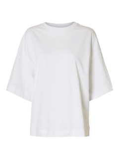 Colwoman 2/4 Oversized Tee - Bright White
