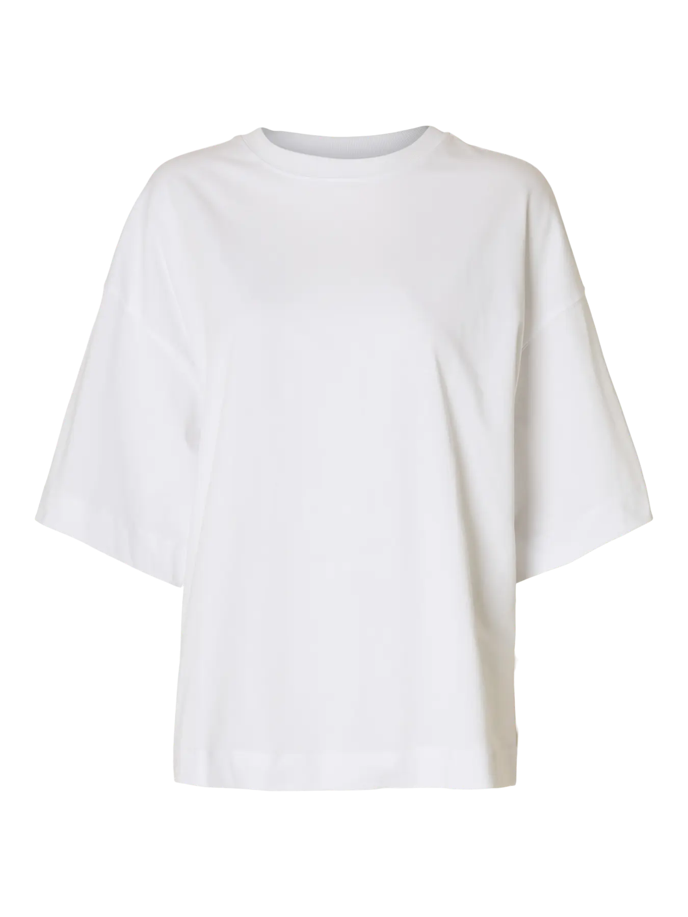 Colwoman 2/4 Oversized Tee - Bright White