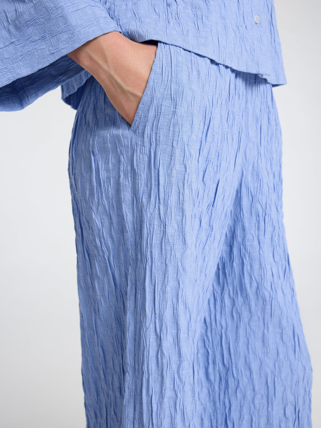 Coria Hw Wide Pant B - Cornflower Blue