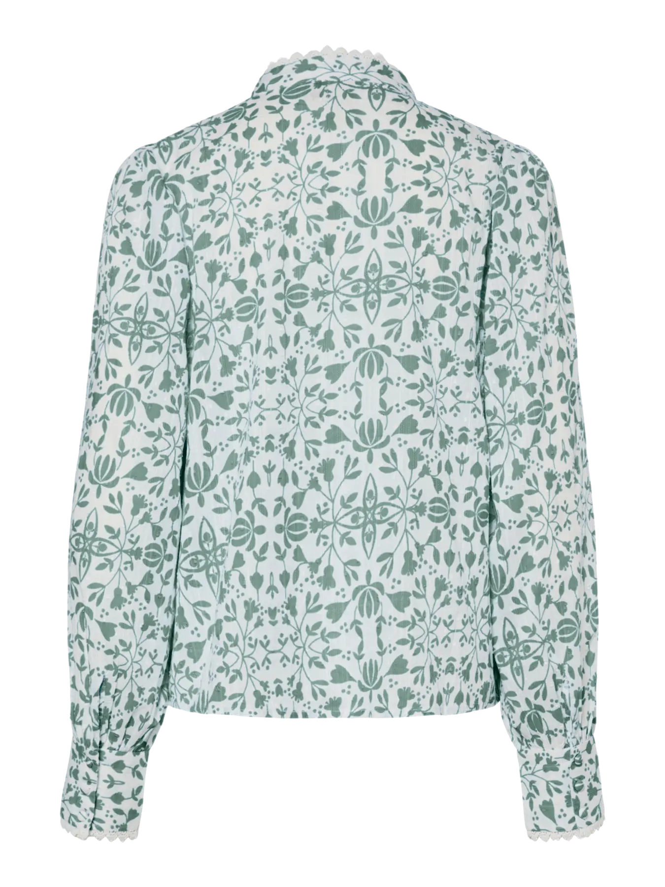 Yasvips Ls Skjorta - Iceberg Green Vips Print
