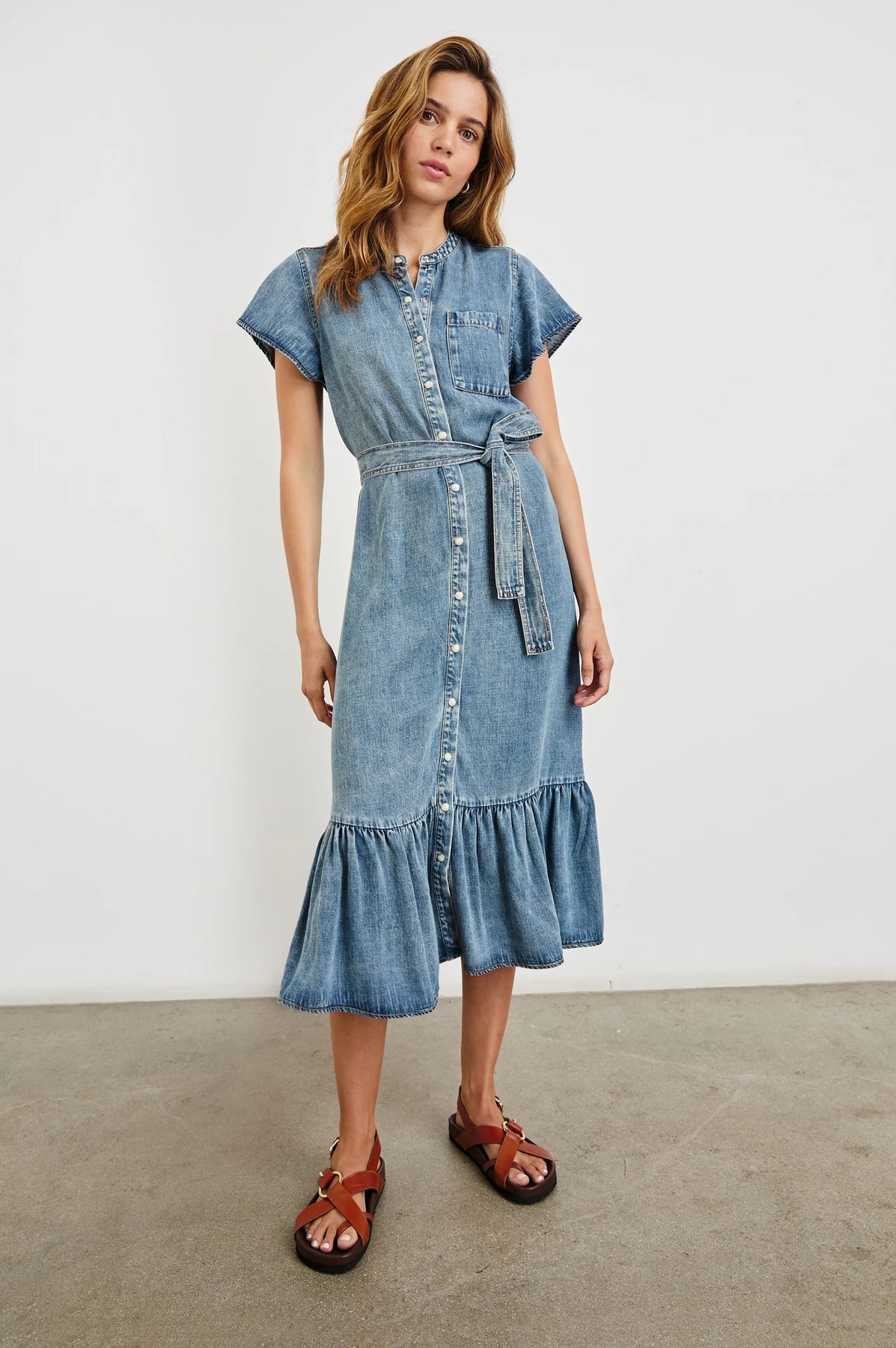 Rails Kahlo Denimklänning