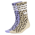 Adidas Dy Cg Crew Socks 2-Pack - Soft Khaki/Light Purple
