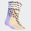 Adidas Dy Cg Crew Socks 2-Pack - Soft Khaki/Light Purple