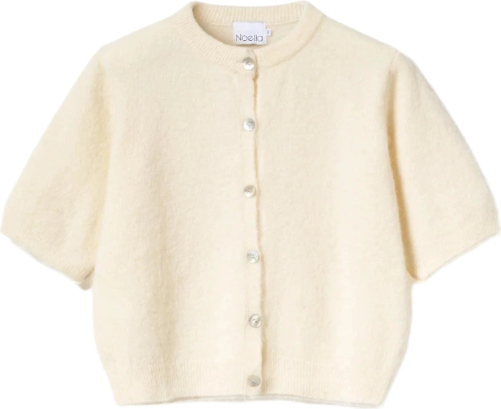 Kae Ss Knit Cardigan - Oyster