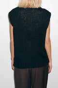 Kala Vest Wool - Svart