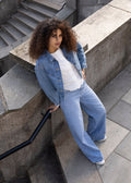 Ona LS Blus - Vit