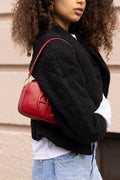 Lili Bag - Red Pebbled